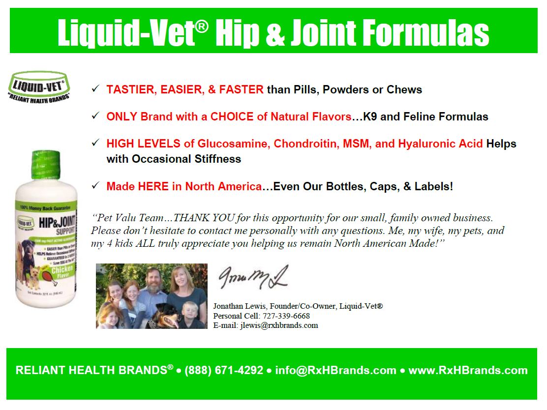 RHB - Liquid-Vet H&J F&B PetValuShow