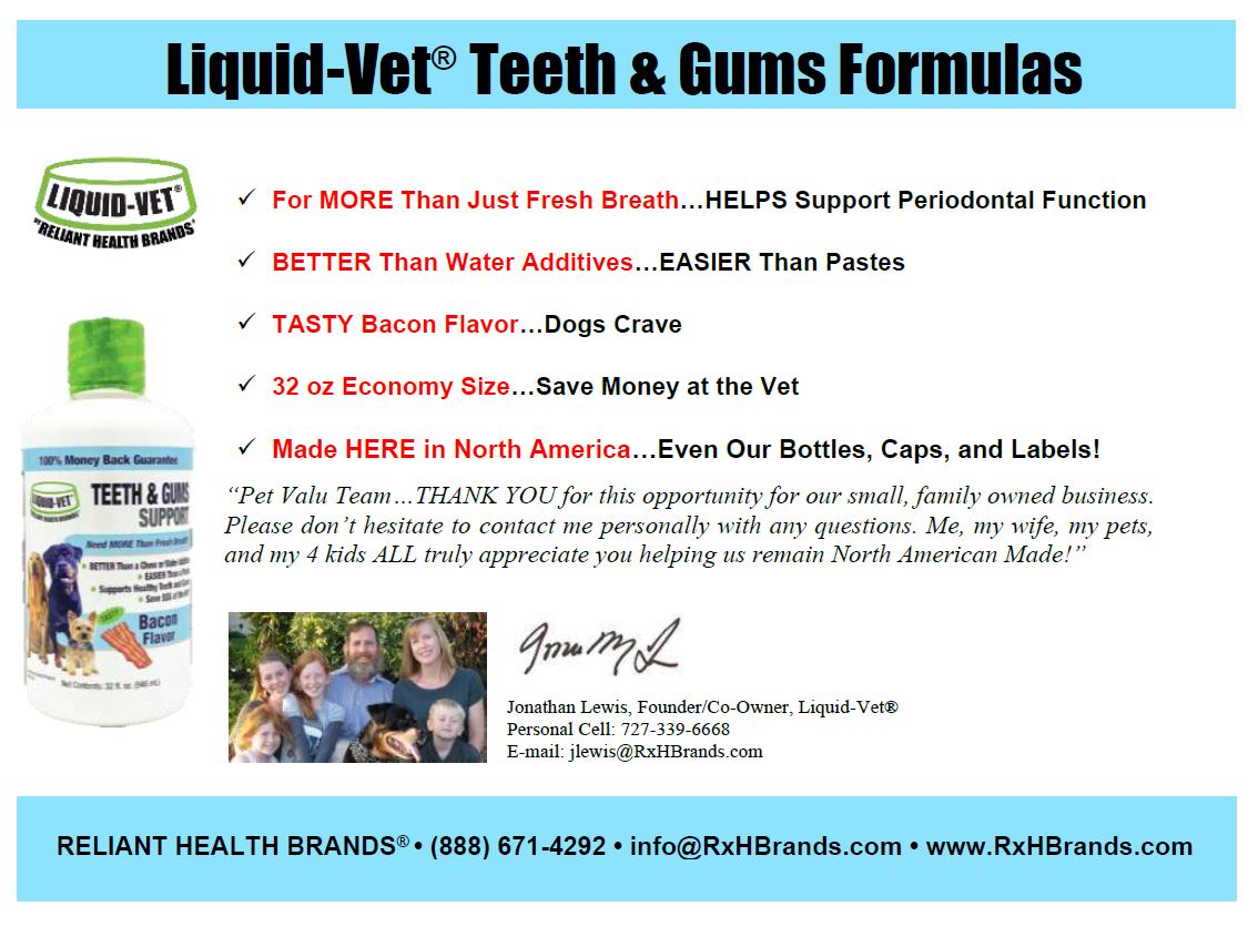 RHB - Liquid-Vet T&G F&B PetValuShow